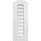 Ekena Millwork Arch Top Surface Mount PVC Gable Vent: Functional, w/ 3-1/2"W x 1"P Standard Frame, 12"W x 32"H GVPAR12X3201SF - alternate 1
